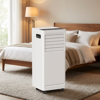 Climatiseur portable 3000 BTU, réfrigérant R290, fréquence fixe, mobile, débit d'air 320m³/h, avec minuterie et télécommande