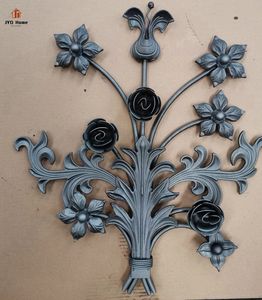 人気の錬鉄ロゼット金属スクロールパネル贩売 - Product Image 5