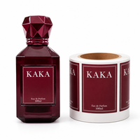 Étiquettes personnalisées pour flacons de parfum - Autocollants en vinyle résistant à l'huile, imperméables, encre blanche, résistants à l'humidité pour Eau de Parfum, parfums et cosmétiques
