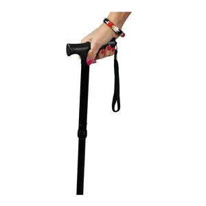 Adjustable Foldable Walking Stick Men's And Women's Heavy Duty All Terrain Walking Crutch With Travel Bag Elderly Walking Stick