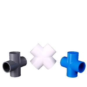 Raccord en T à diamètre égal en PVC pour alimentation en eau, 20-160 mm, qualité standard, résistant à la corrosion - Product Image 2