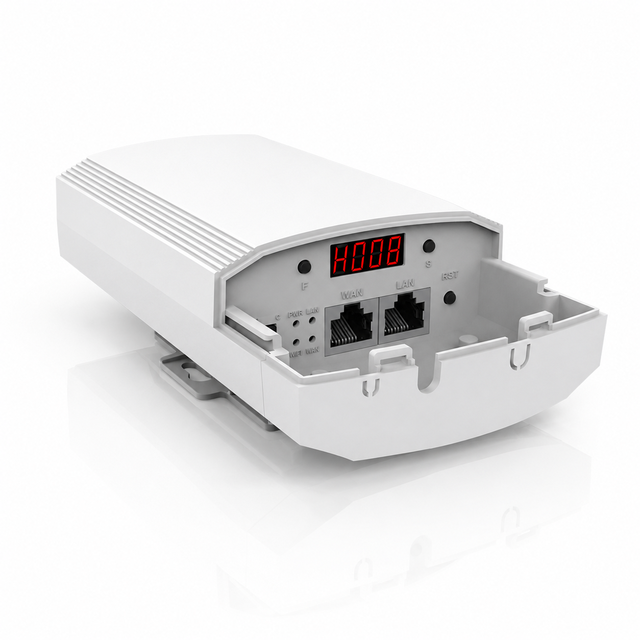 Outdoor Wireless Bridge 5.8G 900Mbps PTP 2km Point to Point WiFi Bridge IP65 Waterproof CPE for CCTV Security Monitoring System