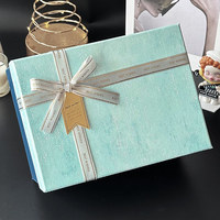 Coffret Cadeau de Luxe Haut de Gamme en Carton Rigide Vert avec Ruban, Emballage Personnalisé Gaufré sur Mesure pour Parfums, Cosmétiques et Bougies