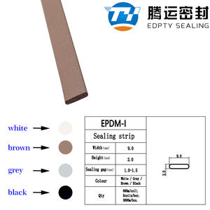 אטם גומי לחלונות ודלתות אלומיניום Tengyun I9+2, חריץ T, EPDM/סיליקון, אקולוגי, רצועת איטום זיגוג, תעשייתי - Product Image 3