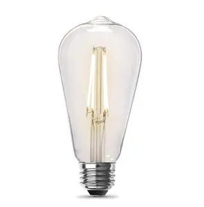 Toptan ev Led Filament cam St19 St64 Led ampul ışık Filament Led ampul ampul