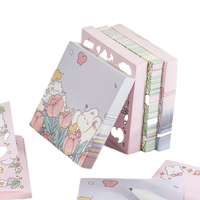 Lot de notes autocollantes esthétiques Kawaii en gros pour l'école, les enfants, les étudiants, cadeau de papeterie, logo personnalisé, directement de l'usine