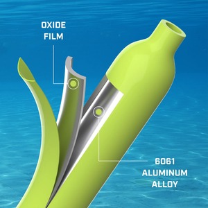 Bouteille de plongée miniature SMACO S300Plus 0,5L avec adaptateur de remplissage SCUBA, kit de cylindre d'air de plongée portable en aluminium - Product Image 6