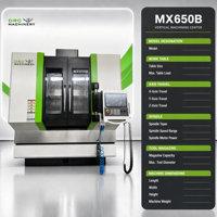 Centre d'usinage vertical CNC 5 axes MX650B, machine de fraisage de métaux, moteur de précision moyenne charge, haute précision