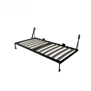 <span class=keywords><strong>Lit</strong></span> mural pliable simple pour chambre à coucher, bureau, enfants, gain de place, <span class=keywords><strong>lit</strong></span> mural pliable de taille double, mécanisme de <span class=keywords><strong>lit</strong></span> mural caché avec kit de quincaillerie - Product Image 2