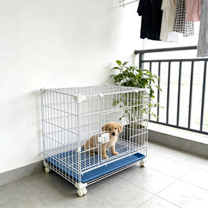 Cage à chien verrouillable, grande, moyenne, petite, pour chien, chat, lit pour chien, toilette, cage pour chien, grande taille, usage domestique - Product Image 3