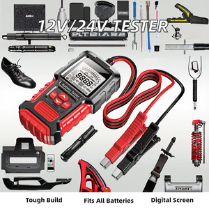 Probador de Baterías de Automóvil de 12V 24V - Analizador <span class=keywords><strong>Digital</strong></span> de Resistencia Interna para Baterías de Plomo-Ácido, Probador de Resistencia Interna Gratuito - Product Image 3