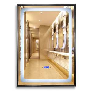 Espejo LED Decorativo Inteligente Moderno, Espejo de Pared Colgante para Baño con Sensor Táctil Inteligente y Luz LED, Miroir - Product Image 1