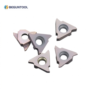 Insertos de Torneado de Carburo de Tungsteno BEGUAN para Roscado en Tornos CNC GBA43R200-R1.0 GBA43R250-R1.25 GBA43R300-R1.5 GBA43R400-R2.0 - Product Image 1