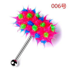 ZESEN Großhandel Body Piercing Schmuck-Vibrierender Zungen ring mit zwei Batterien - Product Image 5