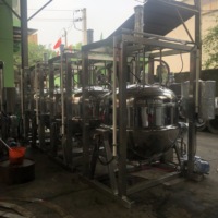 Huashang Custom Industrial Kantelbare Jacketed Kettle Stoom LPG Kookapparatuur Jacketed Kettle Met Roerder voor Voedsel
