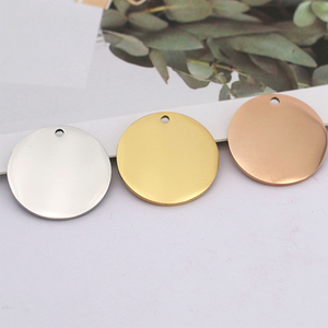 사용자 정의 로고 애완 동물 <span class=keywords><strong>ID</strong></span> 태그 개 태그 새겨진 스테인레스 스틸 목걸이 빈 플레이트 스탬핑 태그 금속 공예 제품 - Product Image 5