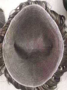 EMEDA Zwitserse Volle Kant Groothandelsprijs Haarvervanging Heren Toupet - Product Image 4