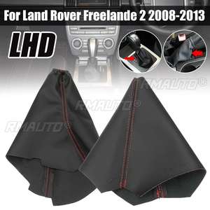 PU Leather Gear Shift Collar Parking Handbrake Gaiter <b>Boot</b> <b>Cover</b> LR006172 LR002758 for Land Rover Freelander 2 2008-2013 - Product Image 1