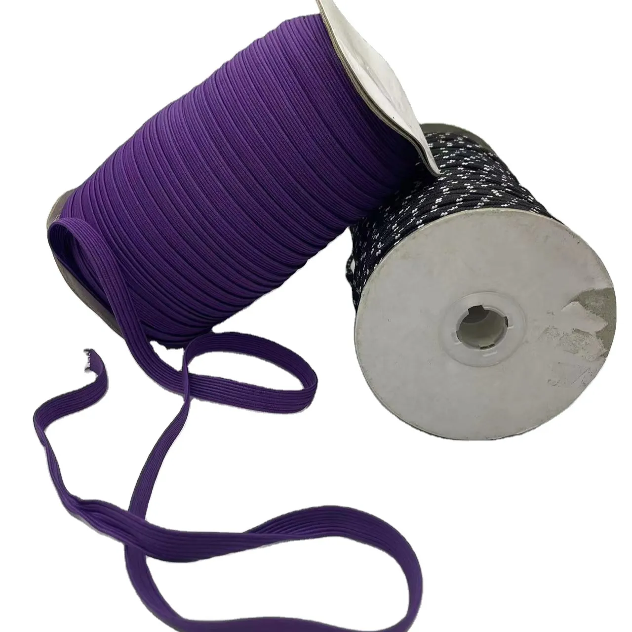 Wigth bande élastique pour vêtements bonne qualité personnalisé 10mm-50mm Carton chien chaussures violet imprimé chaussures durables réparation sangle/