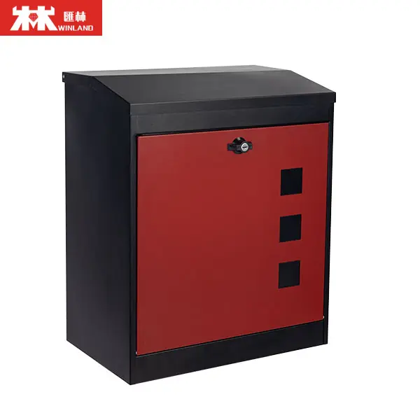 Stainless Steel Wall-Mounted Parcel Delivery Drop Box for Apartment Mail Collection