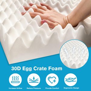 Coussin en <span class=keywords><strong>mousse</strong></span> alvéolée 72 * 24 * 4 pouces pour soulager la pression, <span class=keywords><strong>matelas</strong></span> en <span class=keywords><strong>mousse</strong></span> pour canapé, chaise, hôpital - Product Image 4