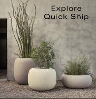Pot de fleurs en béton GFRC léger, résistant au gel, imperméable, pour jardin, patio, aménagement paysager, fournisseur B2B