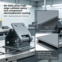 Revêtement électrophoretique cathodique bicomposant gris SH-450G avec une couverture des bords supérieure