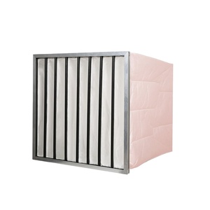 Filtre de poche F9 F8 F7 F6 F5 avec filtre à air en fibre synthétique non tissé avec cadre personnalisé - Product Image 2