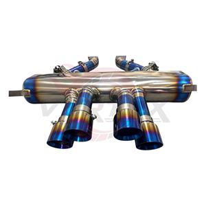 Échappement Catback Vortex Titanium Blue Valvetronic pour BMW M3 G80 M4 G82 3.0T S58 Style MP avec embouts centraux quadruples et tuyau arrière en U - Product Image 3