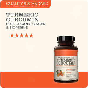 Nuevas Cápsulas de Cúrcuma, Jengibre y BioPerine de Amazon TK, Potencia <span class=keywords><strong>tu</strong></span> <span class=keywords><strong>Salud</strong></span> con Naturewise, 120 Unidades - Product Image 3