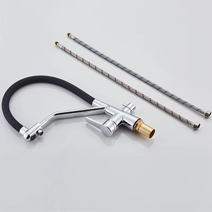 <span class=keywords><strong>Miscelatore</strong></span> <span class=keywords><strong>Acqua</strong></span> Calda e Fredda con Rotazione a 360°, Rubinetto da <span class=keywords><strong>Cucina</strong></span> in Acciaio Inox con Valvola in Ceramica e Filtro Purificatore d'<span class=keywords><strong>Acqua</strong></span> - Product Image 6