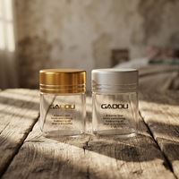 Tube à essai en verre à fond plat de 1OZ, 2OZ, 3OZ, 4OZ, utilisé pour le stockage de différents produits