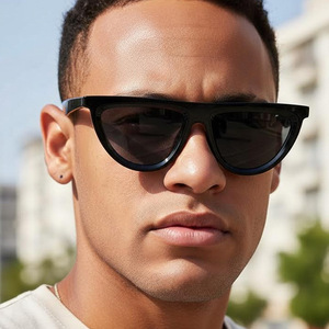 แว่นกันแดดทรงแคทอายเล็ก สไตล์เรโทรสุดคลาสสิก แฟชั่นล่าสุด สำหรับทุกเพศทุกวัย ป้องกันรังสียูวี 400 เหมาะสำหรับวันหยุดพักผ่อน  รับสกรีนโลโก้ - Product Image 2