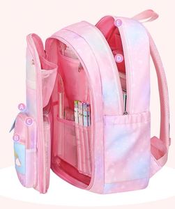 <b>Lightweight</b> Oxford 1-6 Grade Female Students' <b>Backpack</b> Waterproof Children <b>Backpack</b> Rainbow Refrigerator Design Schoolbag - Product Image 5