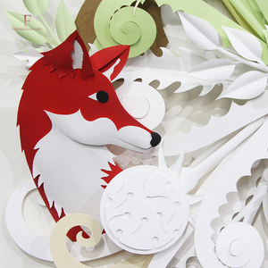 Sculpture sur papier d'art fait à la main pour les occasions de la Saint-Valentin Nouvel An Fête <span class=keywords><strong>des</strong></span> mères Nouvel An chinois Célébrations de la fête <span class=keywords><strong>des</strong></span> pères - Product Image 4