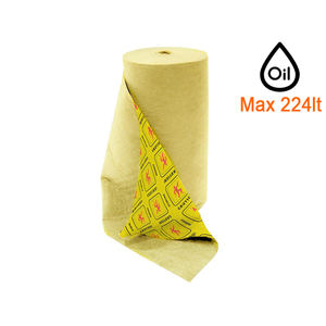 Carvel 81x9100cm rollo absorbente de alta visibilidad perforado y precortado para derrames, 224lt - Product Image 6