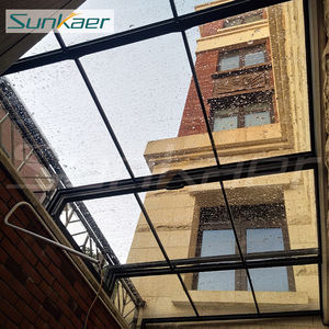 Gran oferta, cubierta de techo de solárium retráctil personalizada fuerte y estable, carcasa de techo de solárium retráctil - Product Image 4