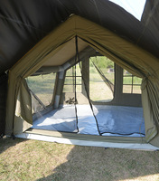 Tente de camping gonflable, spacieuse, imperméable, résistante au vent, abri portable pour la randonnée en plein air, tente de glamping BC Ridge, 4 saisons, PVC