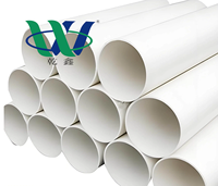Tuyau de drainage en PVC-U, tuyau rigide en PVC pour égouts, résistant à la corrosion, léger