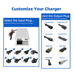 鉛電池充電器ユニバーサルモビリティスクーターゴルフカート12V 24V 36V 48V 60V 72Vバッテリー充電器 - Product Image 6