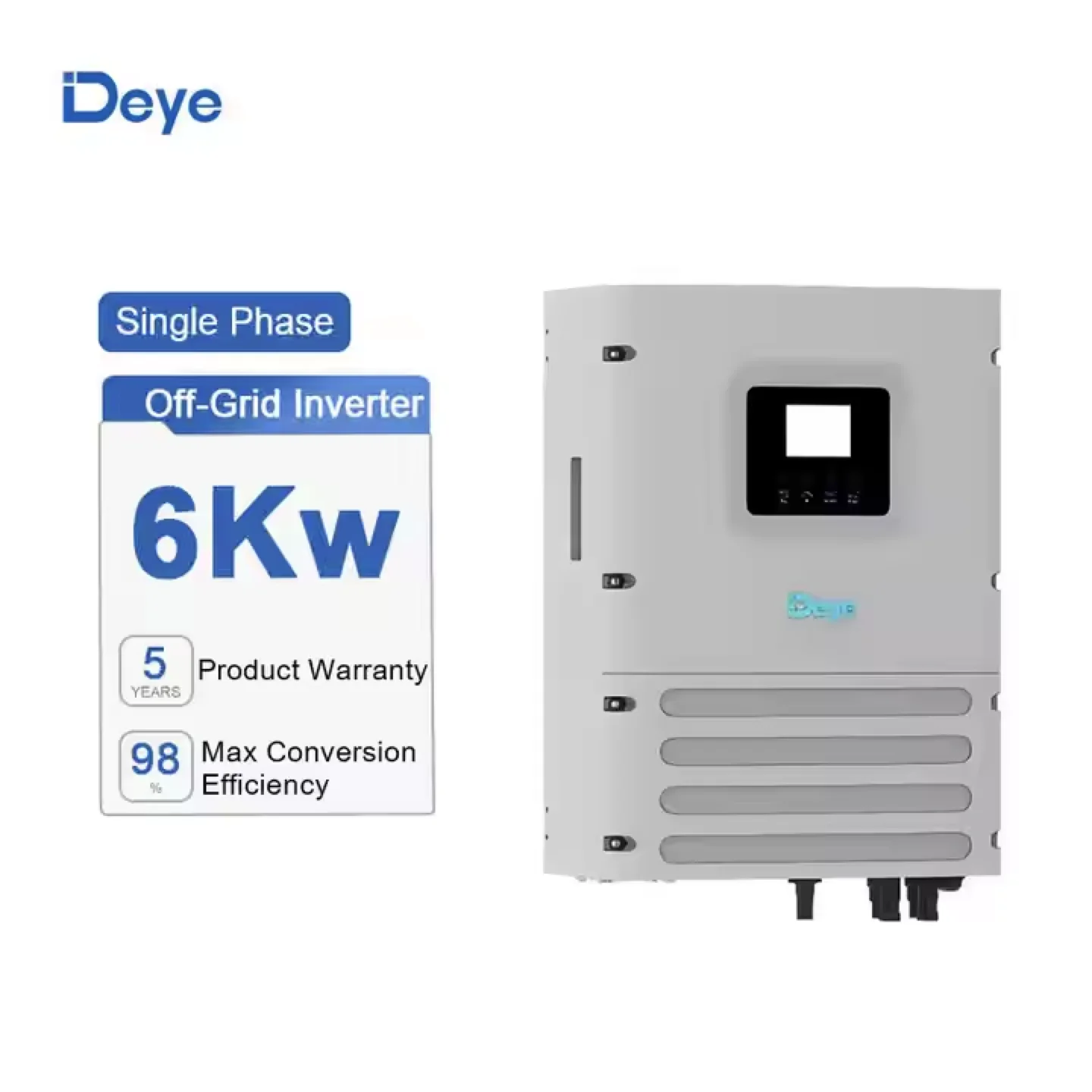 Высокоэффективный однофазный инверторный SUN-6K-OG01LP1-EU-AM2 Deye 6 кВт 230 В для домашних солнечных решений