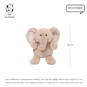 Divertido <span class=keywords><strong>Peluche</strong></span> de Elefante Pequeño de la Serie DingDing, Juguete de <span class=keywords><strong>Peluche</strong></span> de Poliéster y Algodón PP, Linda Figura de Muñeca, Almohada para Abrazar, Regalo de Cumpleaños para Niñas - Product Image 4