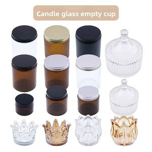 Portavelas de Cristal Transparente con Forma de Corona y Logotipo Personalizado, Adornos para Velas, Portavelas de Cristal para Velas de Té - Product Image 6