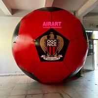 Ballon de volleyball géant gonflable pour la décoration de la publicité d'événements sportifs