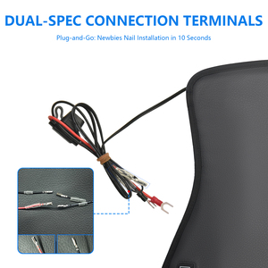 Cuscino Riscaldato in Pelle Ricaricabile 12V per Sella <span class=keywords><strong>Moto</strong></span> Singola con Controllo della Temperatura - Product Image 4