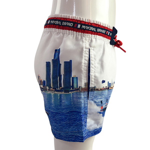 Venta caliente de encargo Digital impreso niños <span class=keywords><strong>bañador</strong></span> tipo bóxer poliéster playa niños natación troncos cortos - Product Image 3