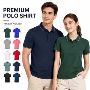 เสื้อโปโลพรีเมียม 200 กรัม ผ้าไอซ์ซิลค์ ยูนิเซ็กส์ เนื้อผ้านุ่ม คอเสื้อผ้าฝ้าย ชายหญิง ใส่ทำงาน ใส่ทีม แขนสั้น ไซส์ 4XL รับสั่งทำ - Product Image 1