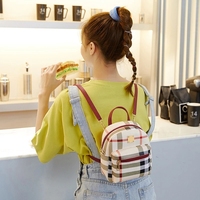 Mini sac à dos pour femmes, sac pour téléphone pour adolescentes, enfants, petit sac à dos multifonction, sac à dos à carreaux pour femmes, sac à dos d'école pour femmes