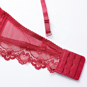 Lingerie sexy bon marché pour femmes Ensemble <span class=keywords><strong>soutien</strong></span>-<span class=keywords><strong>gorge</strong></span> et culotte en filet transparent <span class=keywords><strong>ultra</strong></span> fin en stock - Product Image 5