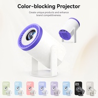 Projecteur intelligent portable JUNUO TURN1 H727 double Wi-Fi, mise au point manuelle, courte focale, Android 14, 720P, prise en charge 4K, pour usage professionnel/éducatif